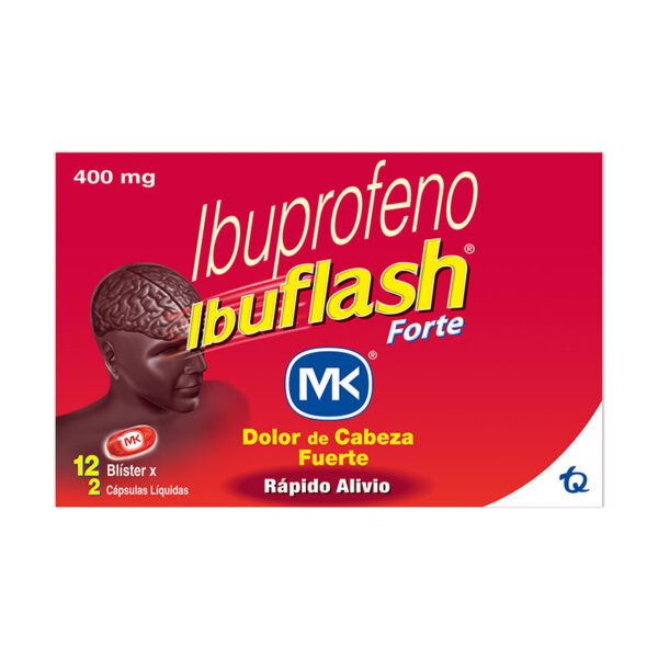 Ibuflash Forte 400 Mg 24 Capsulas - Imagen 2