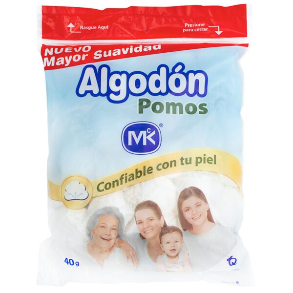 Algodon Pomos 40 Gr Mk - Imagen 2