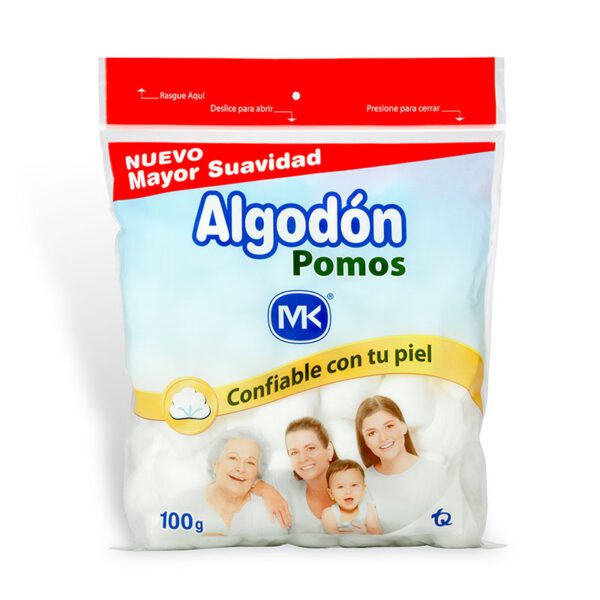 Algodon Pomos 100 Gr Mk - Imagen 2