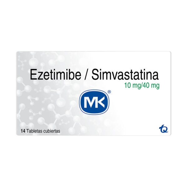 Ezetimiba 10 Mg Simvastatina 40 Mg 14 Tabletas Mk(Pae) - Imagen 2