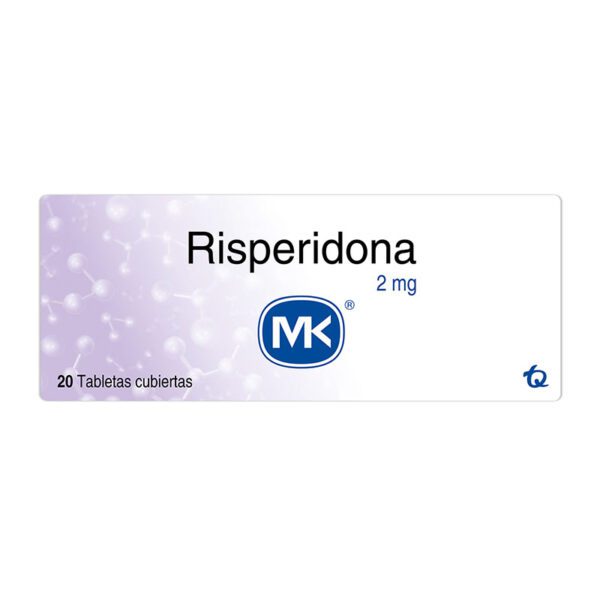 Risperidona 2 Mg 20 Tabletas Mk (P)15033 - Imagen 2