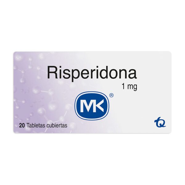 Risperidona 1 Mg 20 Tabletas Mk(P)7516 - Imagen 2