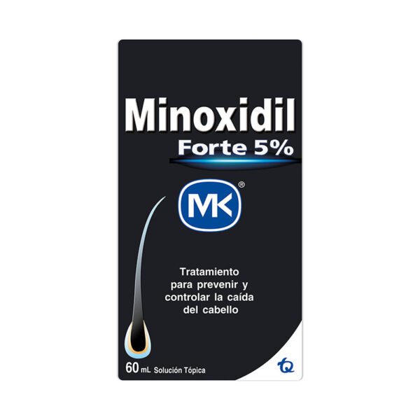 Minoxidil Forte 5% Locion 60 Ml Mk - Imagen 2