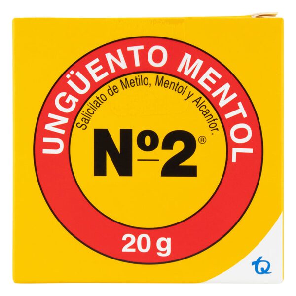 Unguento Mentol # 2 20 Gr - Imagen 2