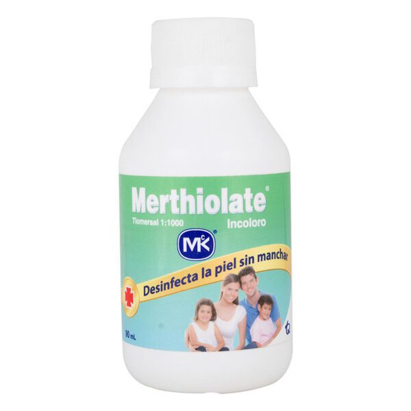 Merthiolate Incoloro Tecnoquimicas 90 Ml - Imagen 2