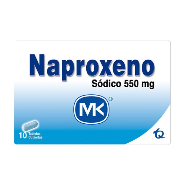Naproxeno 550 Mg 10 Tabletas Mk - Imagen 2