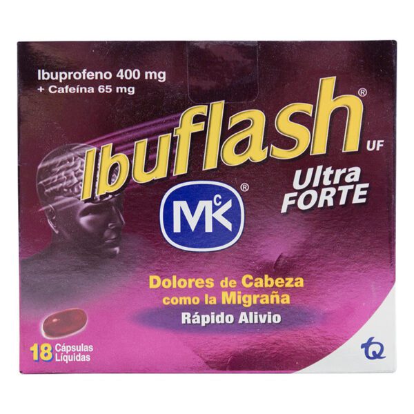 Ibuflash Ultra Forte 18 Capsulas