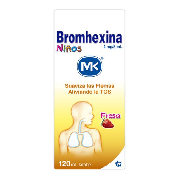 Bromhexina Ninos Jarabe 120 Ml Mk - Imagen 2