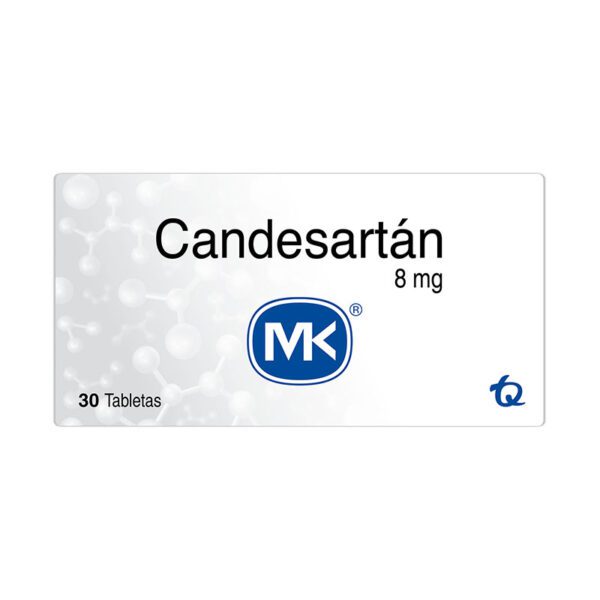 Candesartan 8 Mg 30 Tabletas Mk(M)13999 - Imagen 2