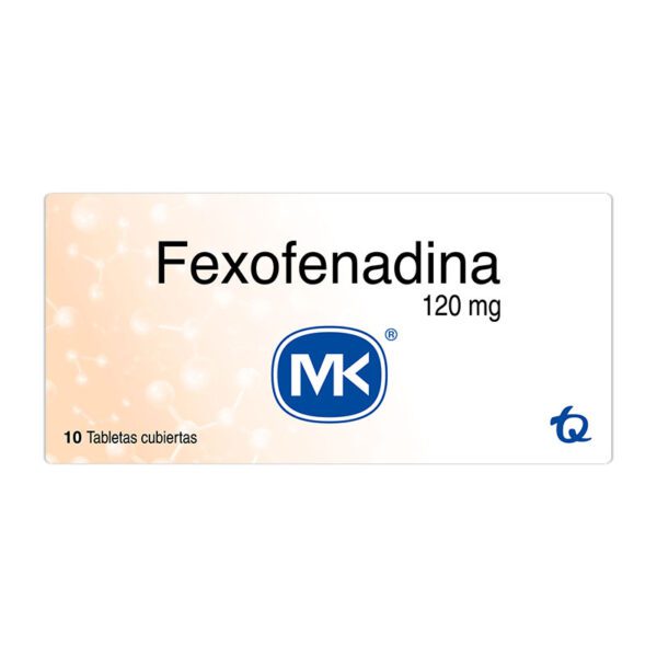 Fexofenadina 120 Mg 10 Tabletas Mk