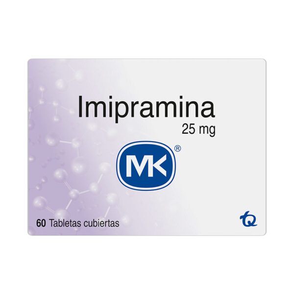 Imipramina 25 Mg 60 Tabletas Mk