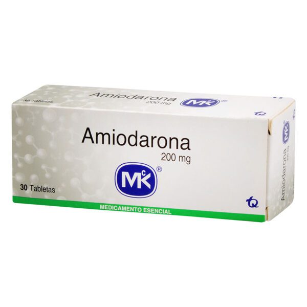 Amiodarona 200 Mg 30 Tabletas Mk (Pae)