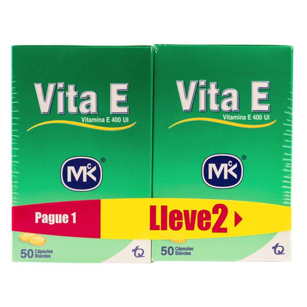 Vitamina E 400 U.I.50 Caps Mk Pg1.Ll2 - Imagen 2