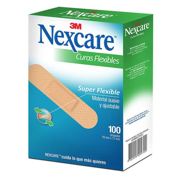 Curas Comfor Nexcare 100 Uds