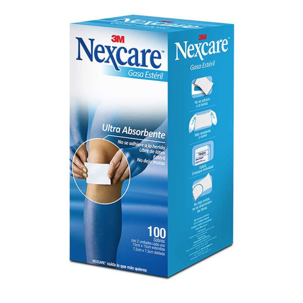 Gasa Nexcare 100 Unidades