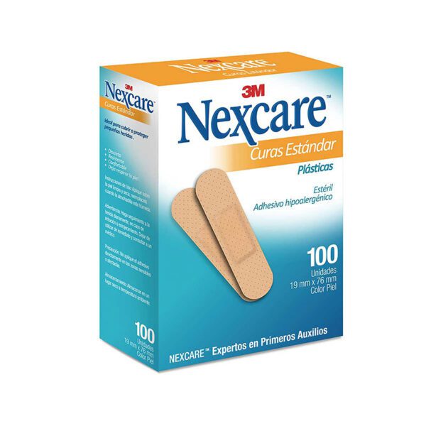 Curas Estandar Nexcare 100 Uds