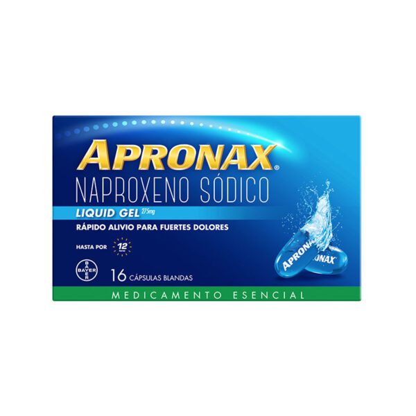 Apronax Liquid Gel 275 Mg 16 Capsulas - Imagen 2