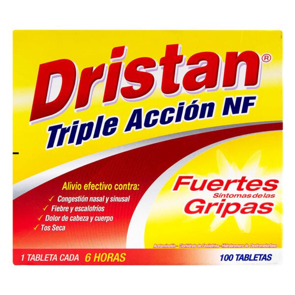 Dristan Triple Accion Nf 100 Tbs (Rf) - Imagen 2