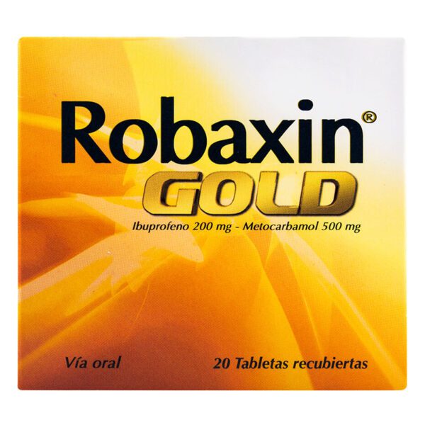 Robaxin Gold 500 Mg 20 Tabletas