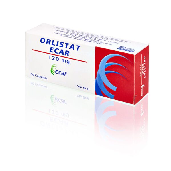 Orlistat 120 Mg 30 Cápsulas Ecar(M)88020