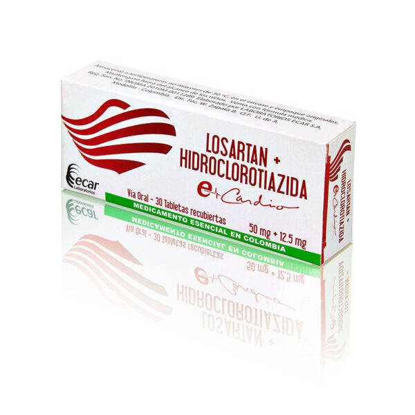 Losartán 50 Mg 30 Tabletas Ec