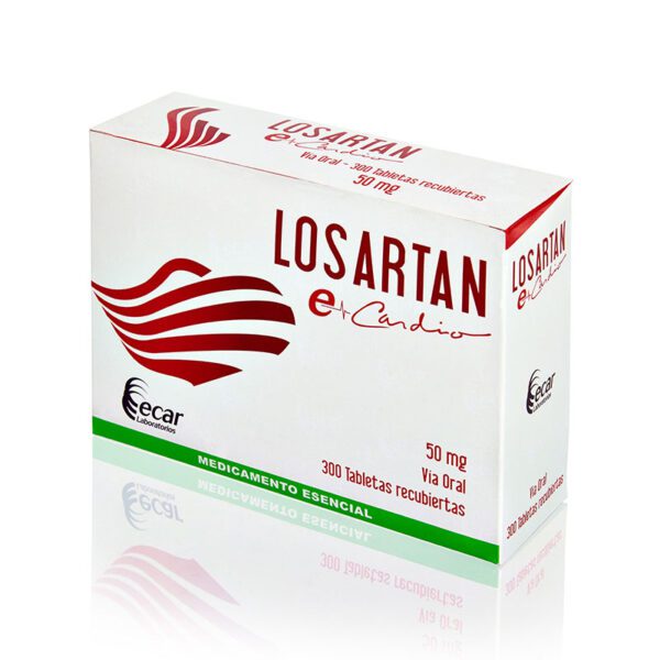 Losartán 50 Mg 300 Tabletas Ec