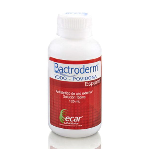 Bactroderm Yodopovidona Espuma 120 Ml - Imagen 2