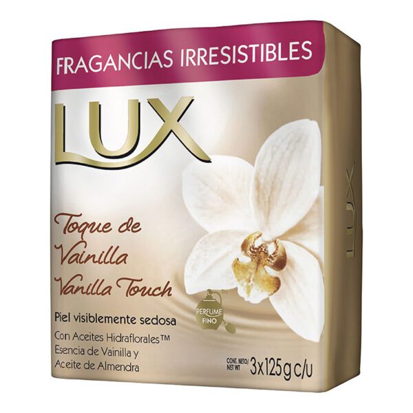 3 Jabones Lux Toque Vainilla 125 Gr