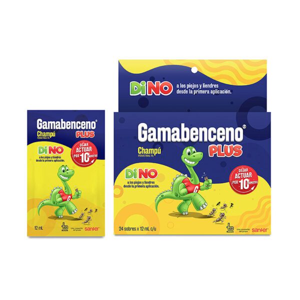 Shampoo Gamabenceno 24 Sobres - Imagen 2