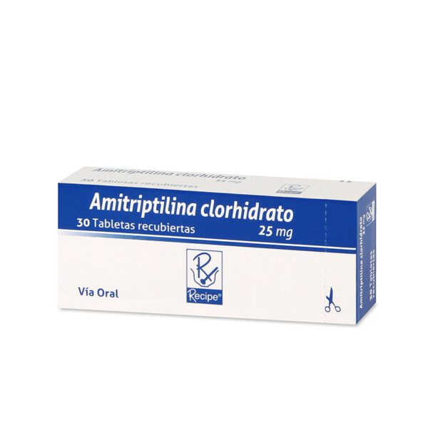 Amitriptilina 25 Mg 30 Tabletas Rc - Imagen 2