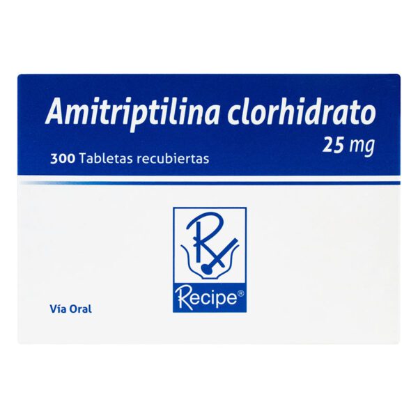 Amitriptilina 25 Mg 300 Tabletas Rc