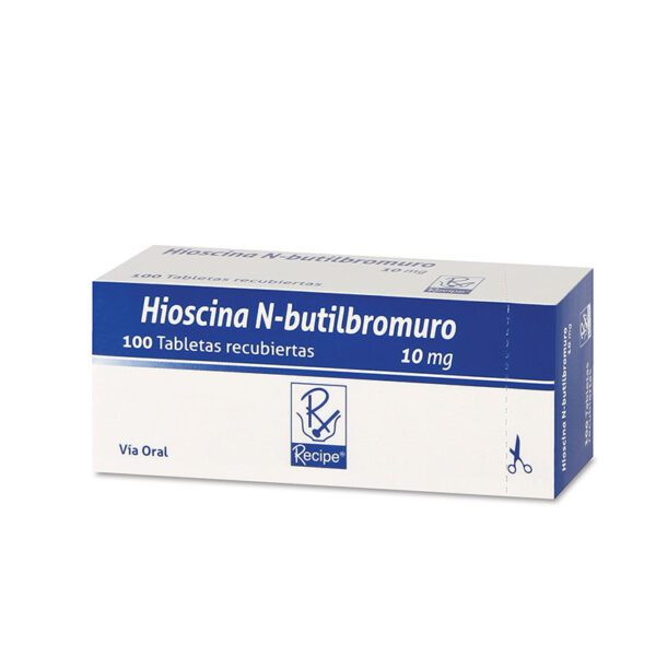 Hioscina N-Butil/Bromuro 10 Mg 100 Tabletas Rc - Imagen 2