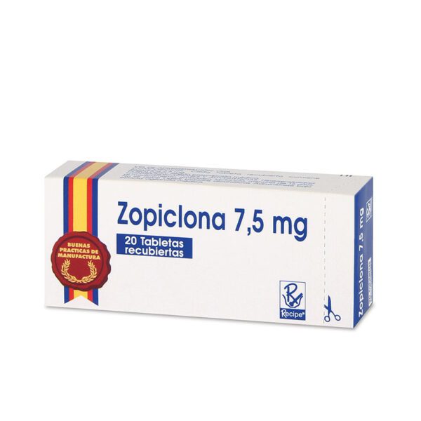 Zopiclona 7.5 Mg 20 Tabletas Rc - Imagen 2