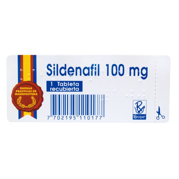 Sildenafil 100 Mg 1 Tableta Rc - Imagen 2