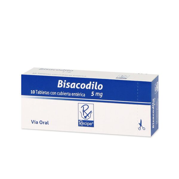 Bisacodilo 5 Mg 10 Tabletas Rc