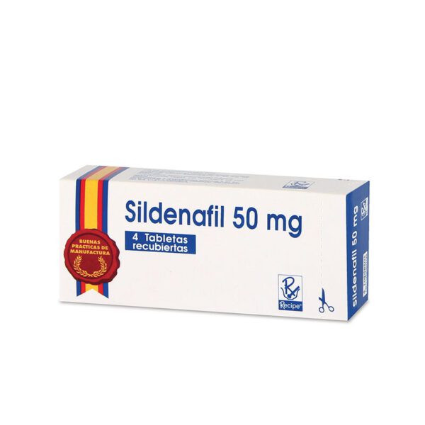 Sildenafil 50 Mg 4 Tabletas Rc - Imagen 2