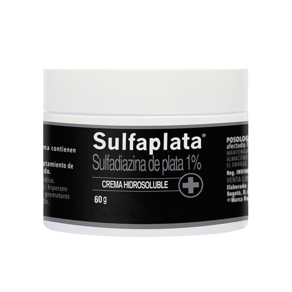 Sulfaplata 1% Crema 60 Gr - Imagen 2