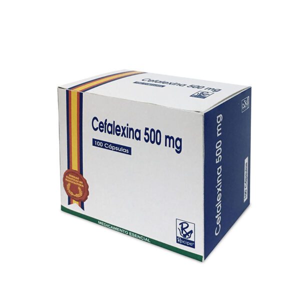 Cefalexina 500 Mg 100 Cápsulas Rc