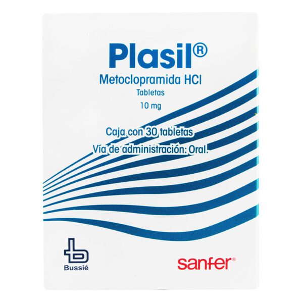 Plasil 10 Mg 30 Tabletas - Imagen 2