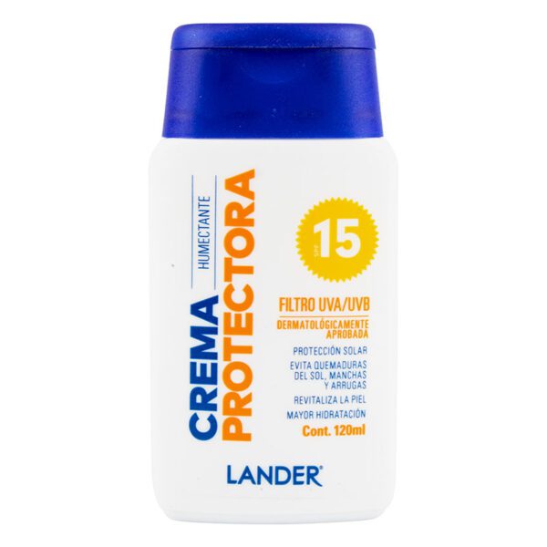 Crema Protectora Lander Spf15 120 Ml. - Imagen 2