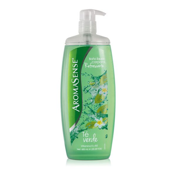 Baño Líquido Corporal Aromasense Té Verde 600 Ml