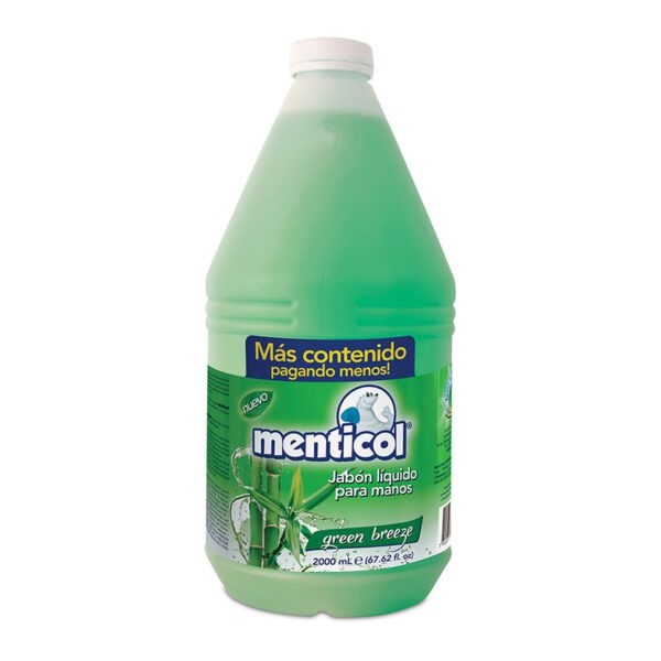 Jabón Líquido Menticol Green Breeze 2000 Ml