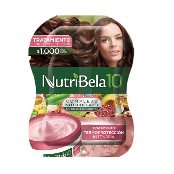 Tratamiento Nutribela Termo Protección Intensa 27 Ml 12 Unidades - Imagen 2