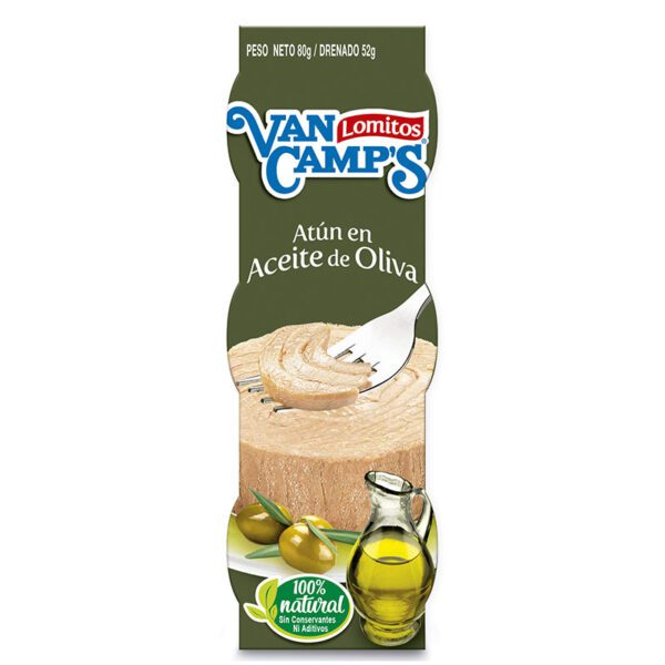 Atún Aceite Olivas Van Camps 80 Gr 3 Unidades - Imagen 2