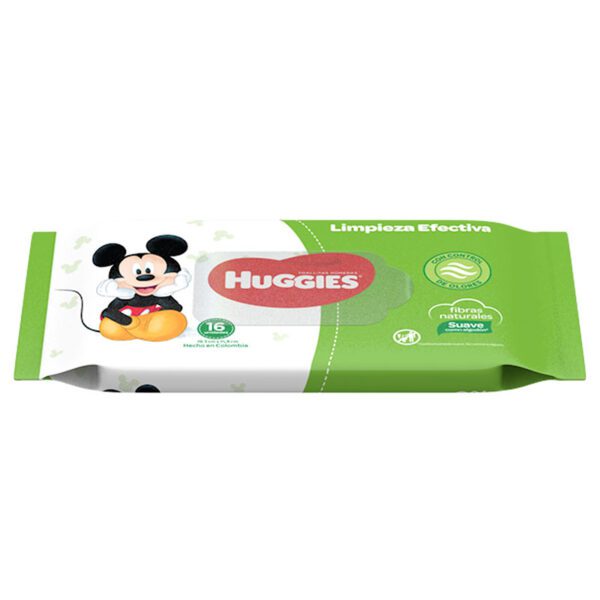 Toallas Huggies Limpieza Efectiva 16 Unidades