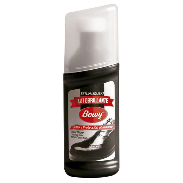 Betún Líquido Autobrillante Bowy Negro 60 Ml - Imagen 2