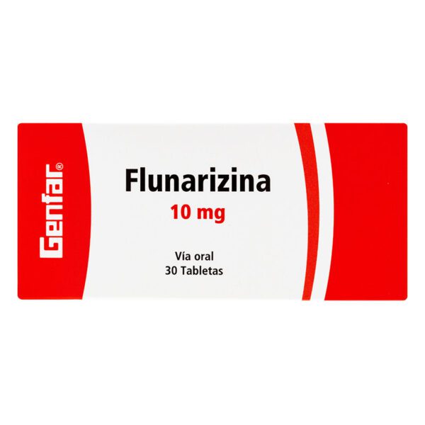 Flunarizina 10 Mg 30 Tabletas Gf - Imagen 2