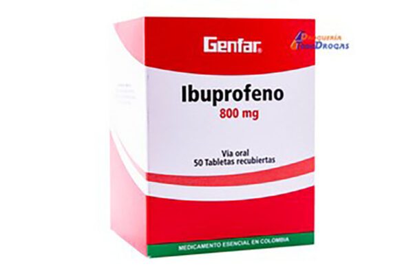 Ibuprofeno 800 Mg 50 Tabletas Gf - Imagen 2