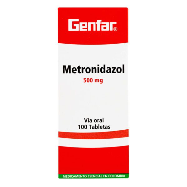 Metronidazol 500 Mg 100 Tabletas Gf - Imagen 2