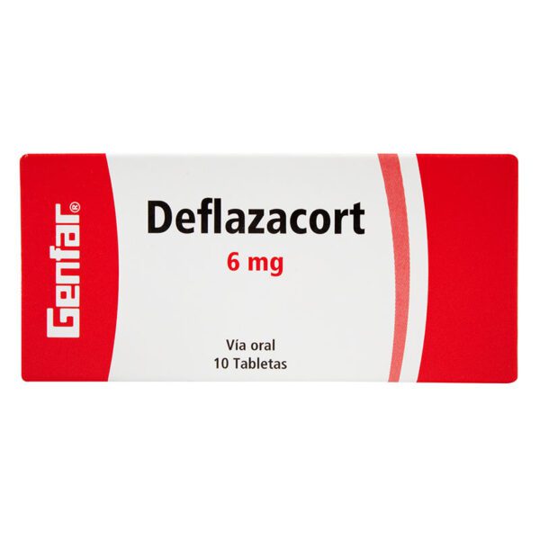 Deflazacort 6 Mg 10 Tabletas Gf(M)7343 - Imagen 2